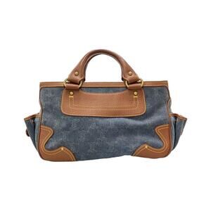 Celine Macadam Boogie Denim Bag Handbag
